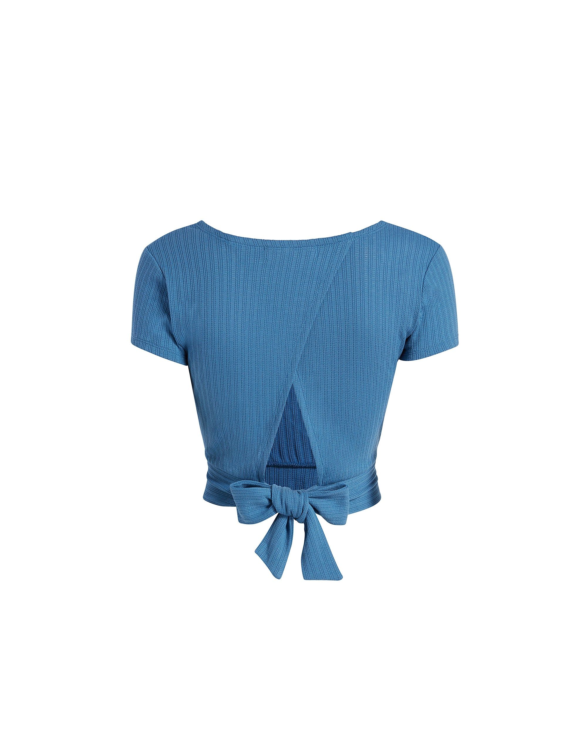 WRAP TOP BLUE sold by Steve Madden product image thumbnail 5