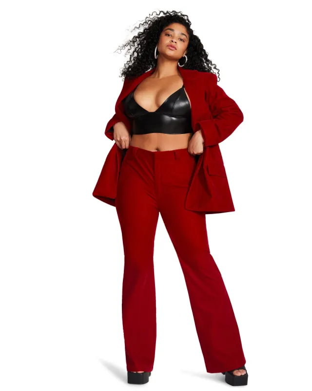 HARLOW PANT RED sold by Steve Madden