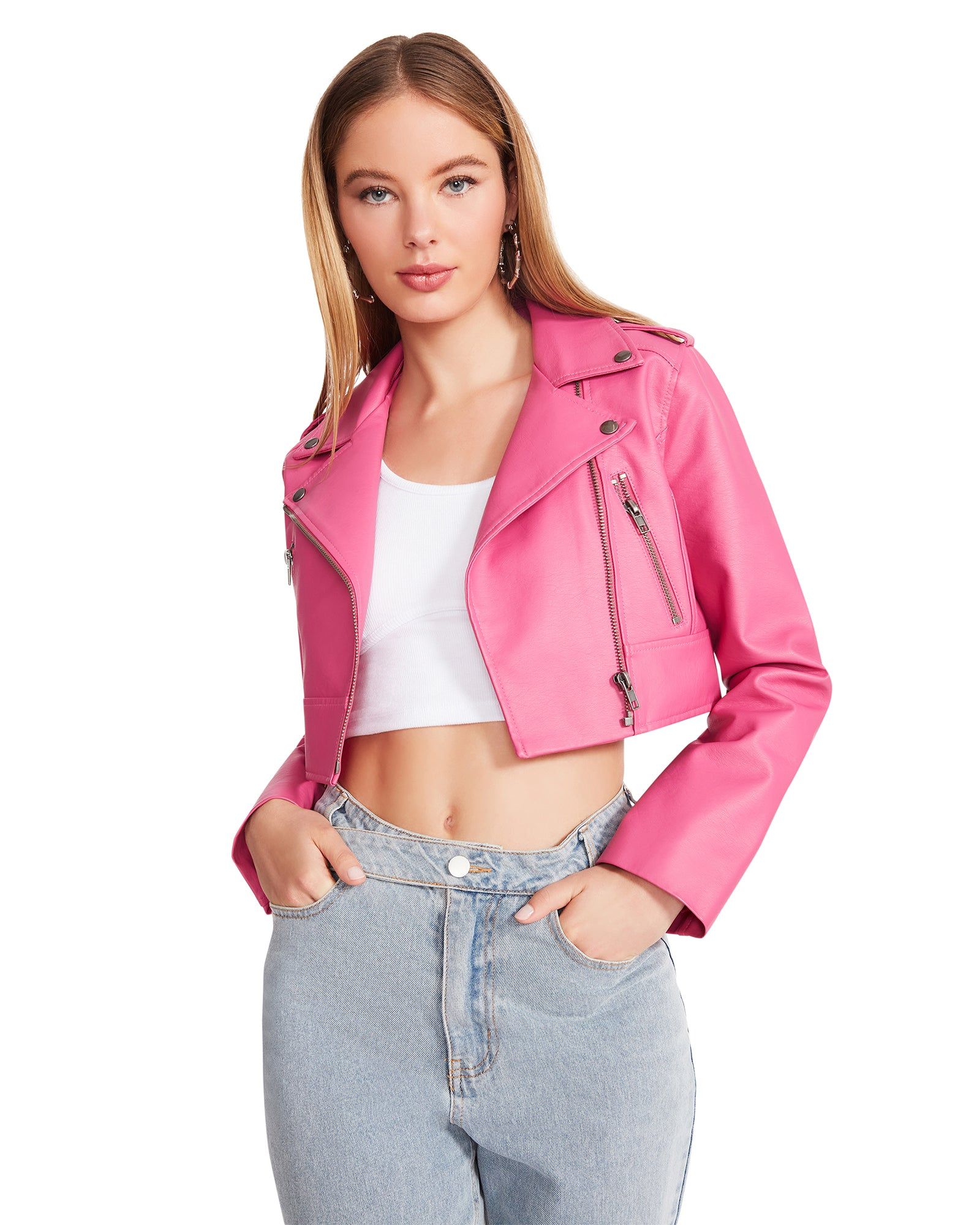 MOLLY JACKET HOT PINK sold by Steve Madden product image thumbnail 3