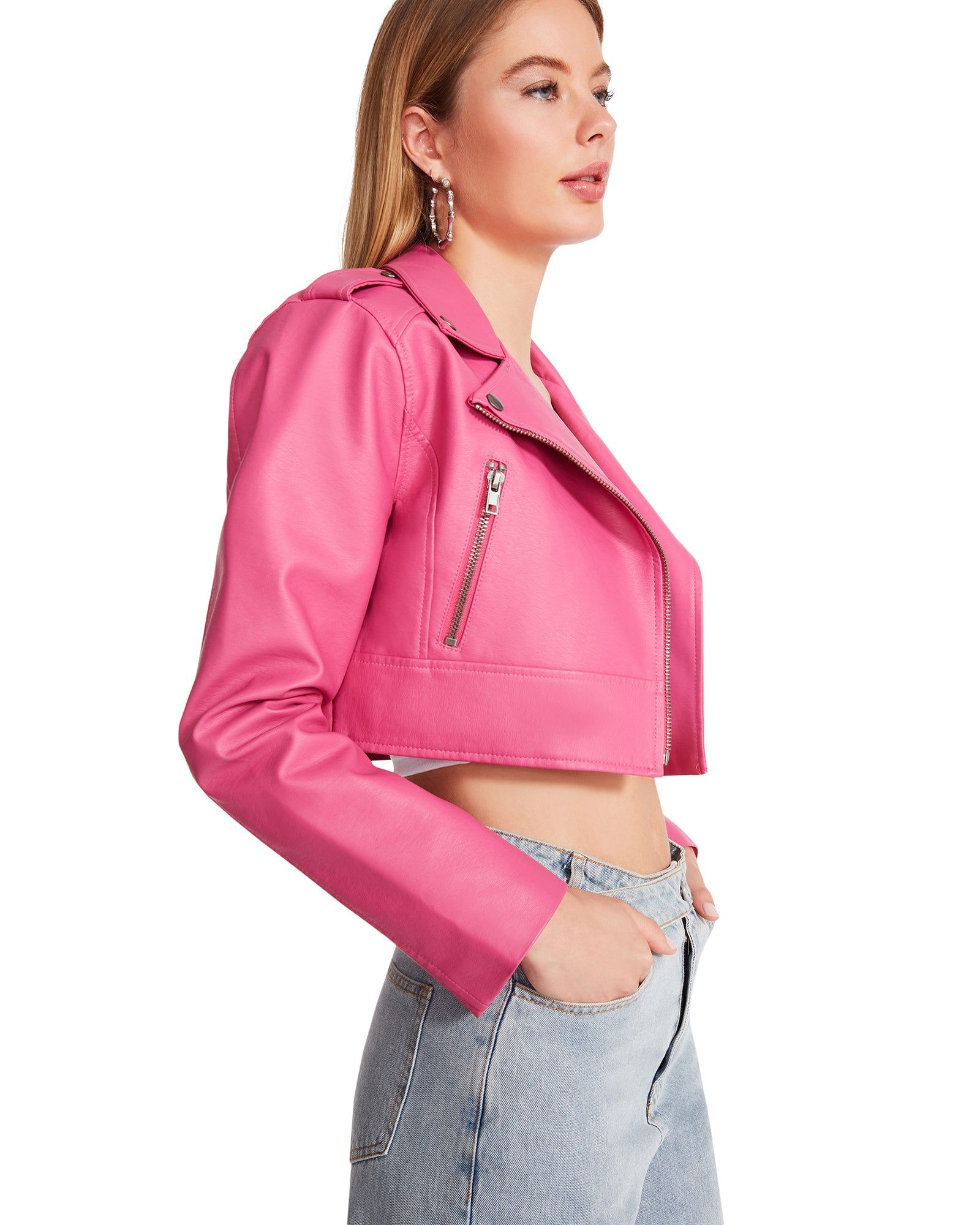 MOLLY JACKET HOT PINK sold by Steve Madden product image thumbnail 4