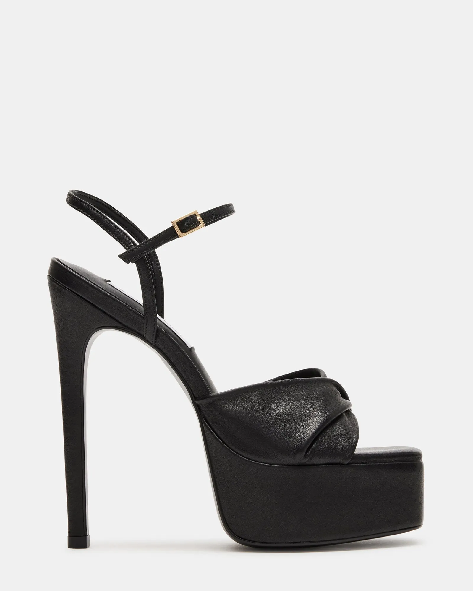 Steve Madden MARICELLA BLACK LEATHER | Parallel