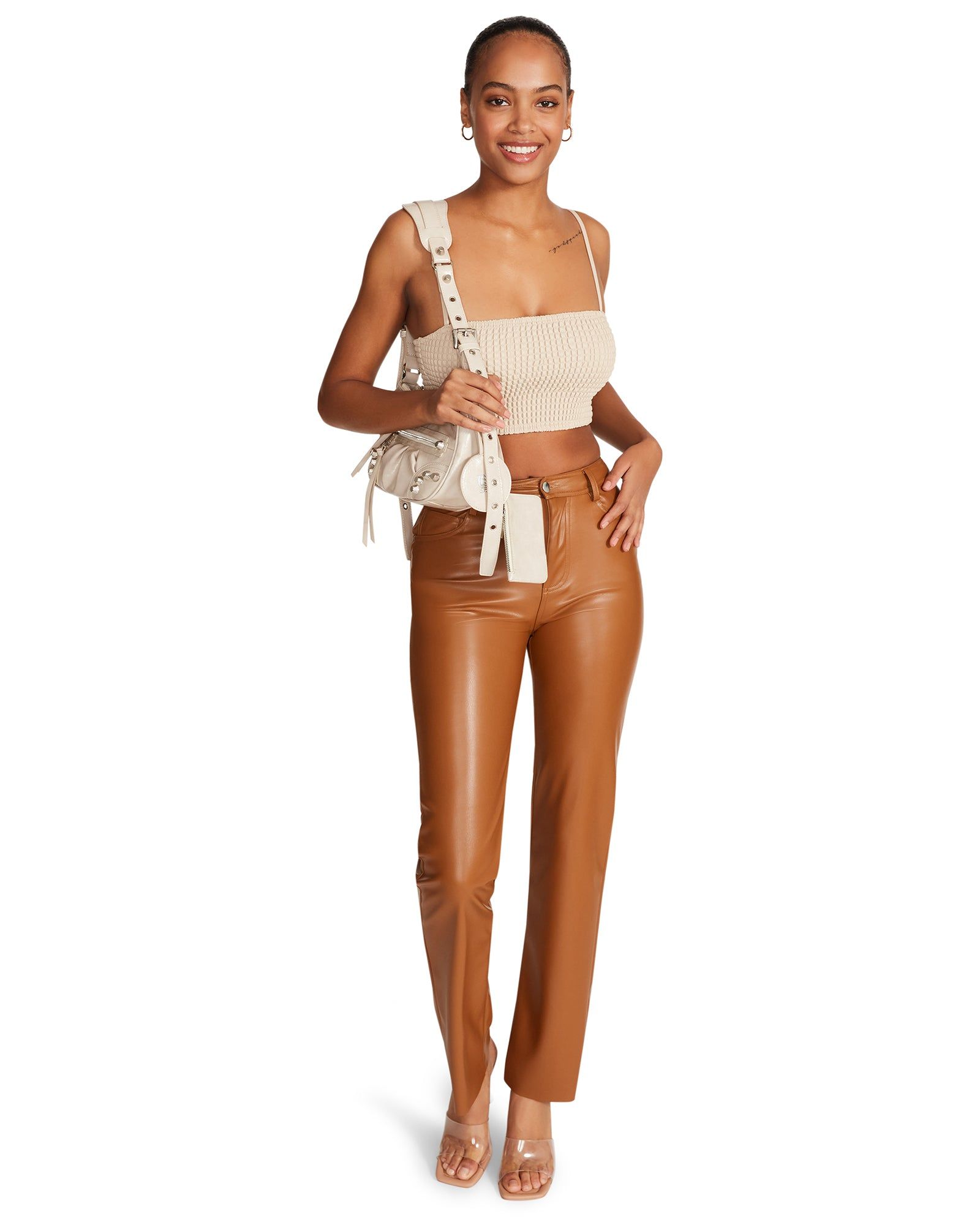 JOLIE PANT CARAMEL sold by Steve Madden