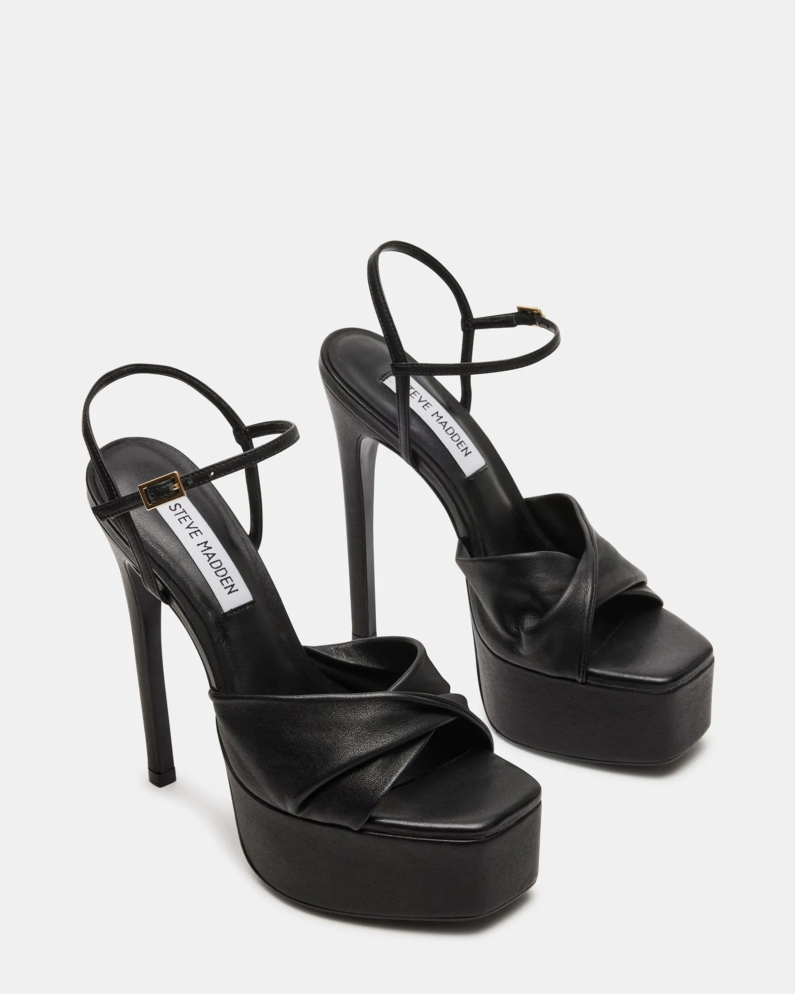 MARICELLA BLACK LEATHER sold by Steve Madden product image thumbnail 2