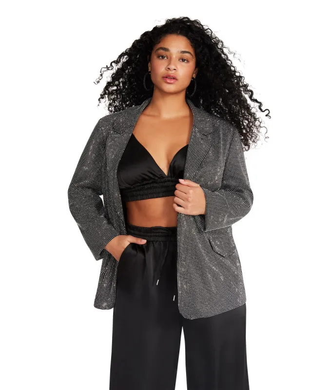 AYA JACKET SILVER sold by Steve Madden