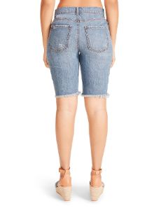 HIGH RISE BERMUDA SHORT DENIM FABRIC sold by Steve Madden
