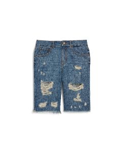 HIGH RISE BERMUDA SHORT DENIM FABRIC sold by Steve Madden