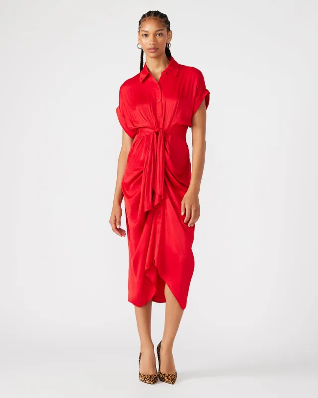 TORI DRESS RED sold by Steve Madden