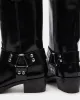 RHODA BLACK LEATHER sold by Steve Madden
