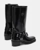 RHODA BLACK LEATHER sold by Steve Madden