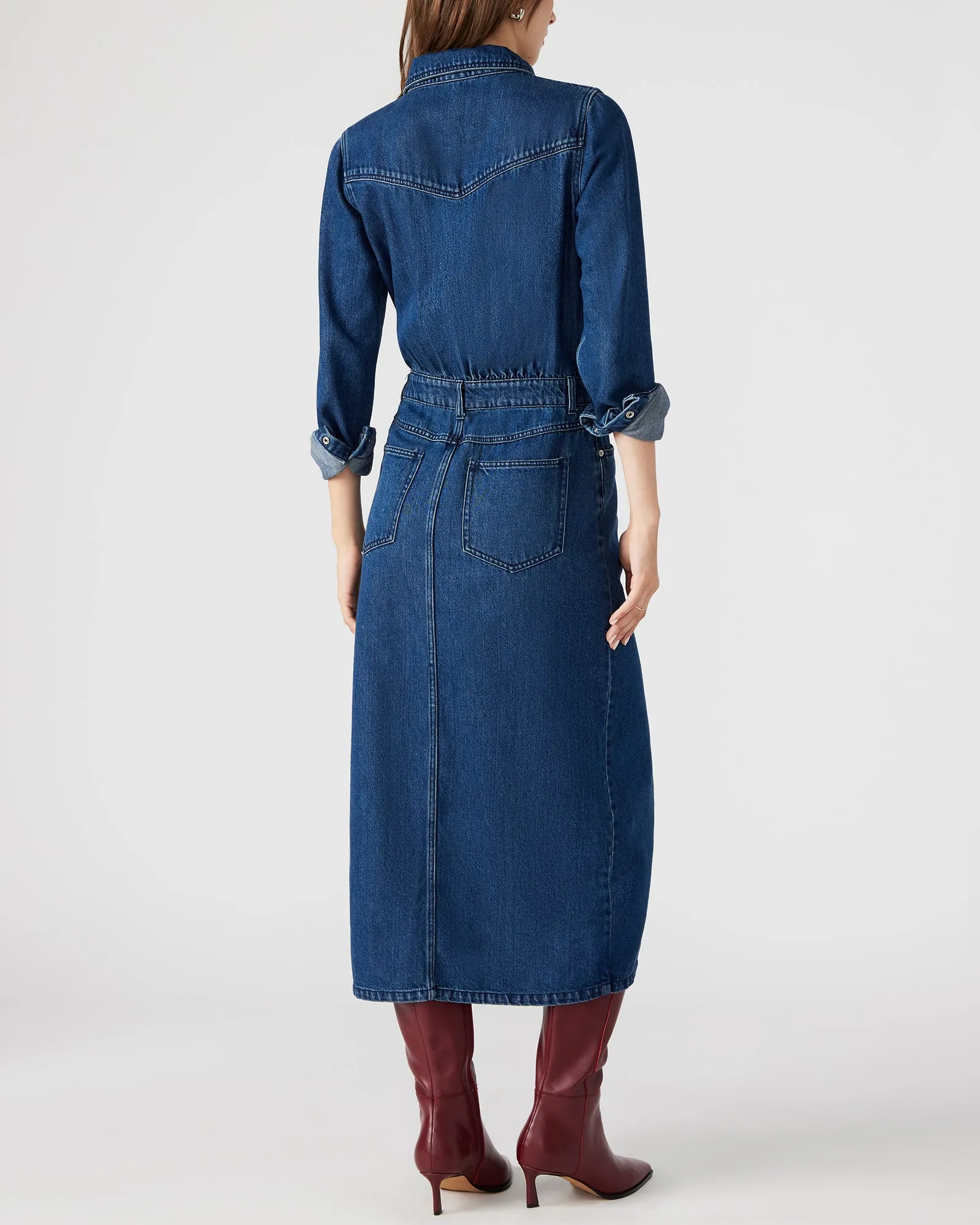 DAKODA DENIM DRESS sold by Steve Madden product image thumbnail 3