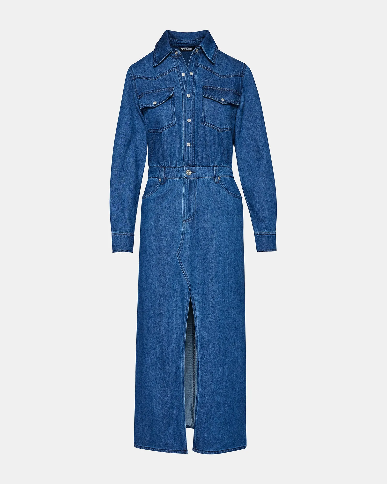 DAKODA DENIM DRESS sold by Steve Madden product image thumbnail 5