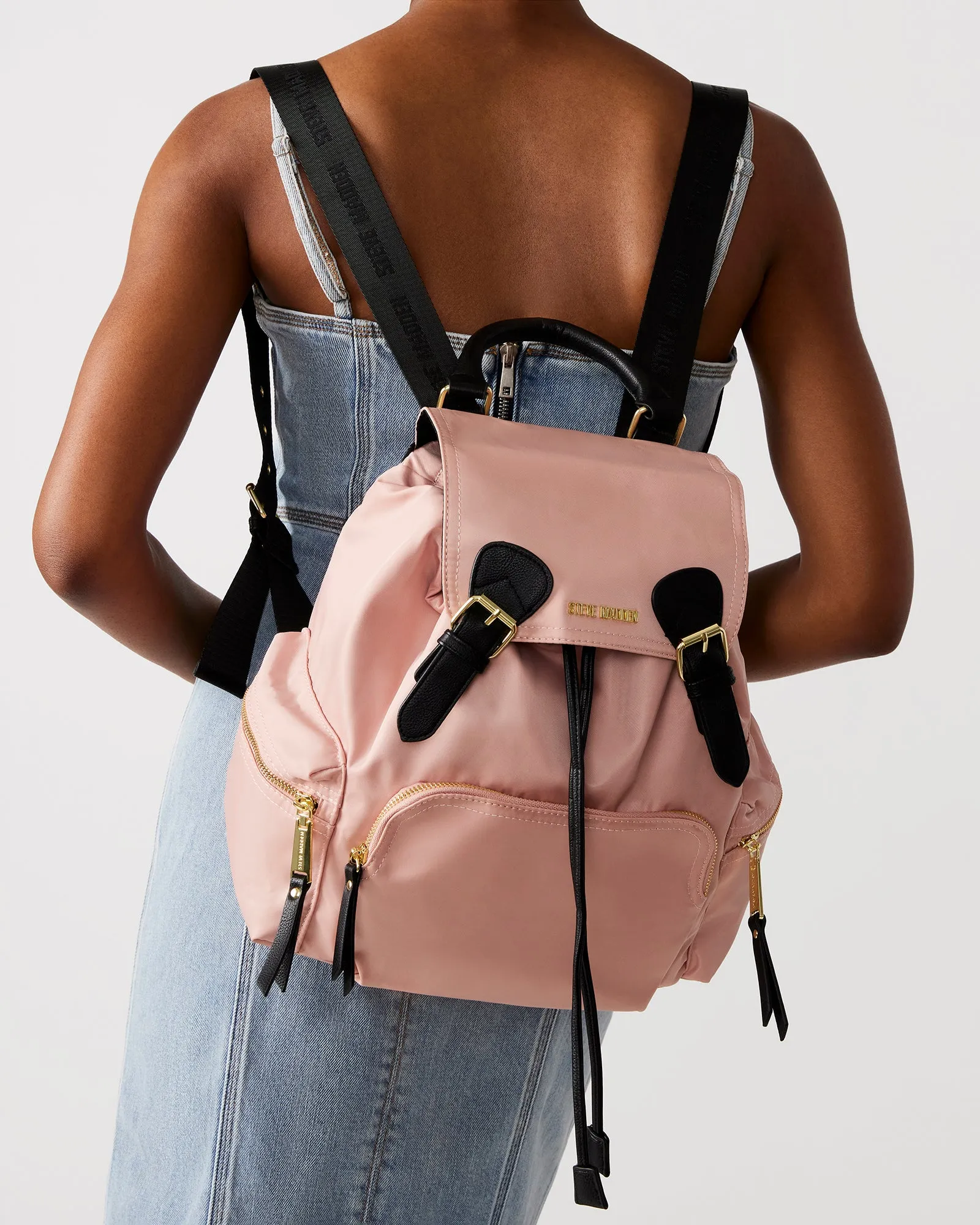 NYLON BACKPACK BLUSH sold by Steve Madden product image thumbnail 2