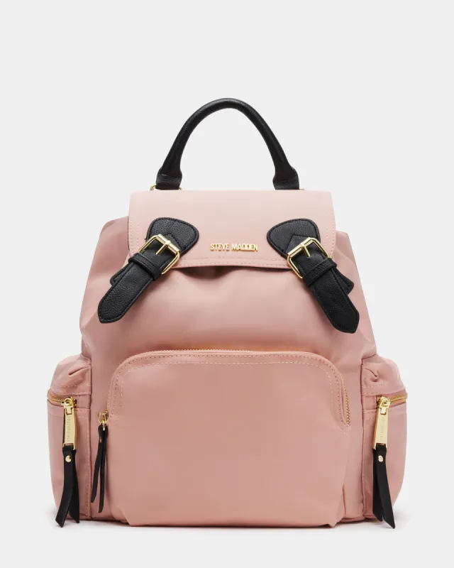 NYLON BACKPACK BLUSH sold by Steve Madden