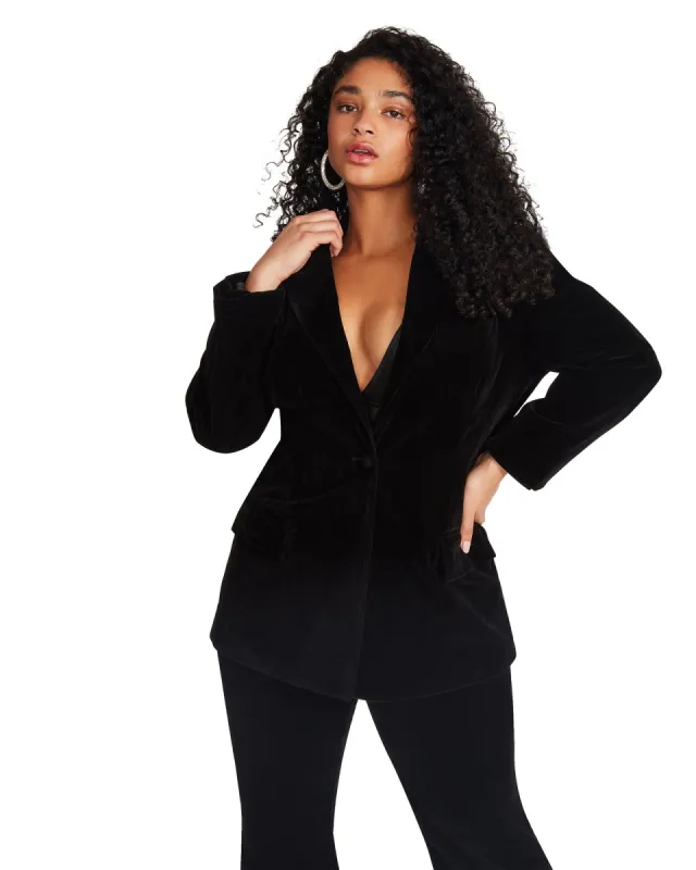 HARLOW BLAZER BLACK sold by Steve Madden