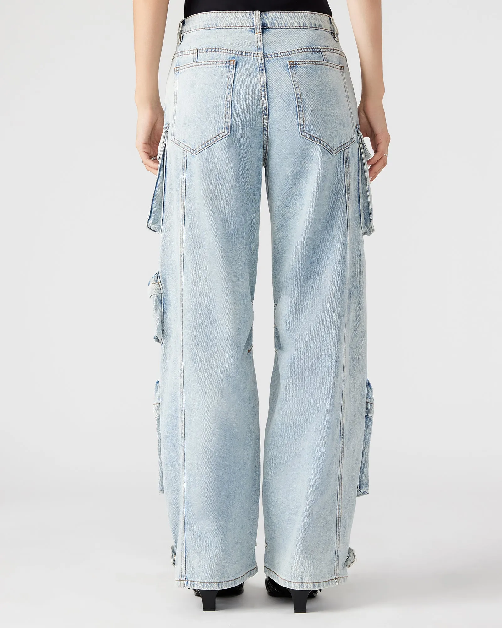 DUO DENIM PANT sold by Steve Madden product image thumbnail 4