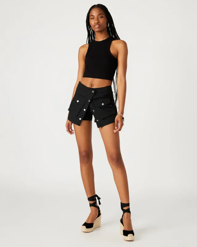 JENNIFER SKORT BLACK sold by Steve Madden