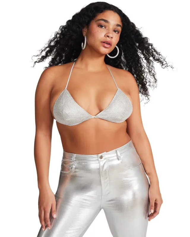 RHINESTONE BIKINI TOP sold by Steve Madden