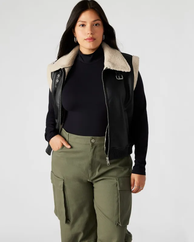 AVI VEST BLACK sold by Steve Madden