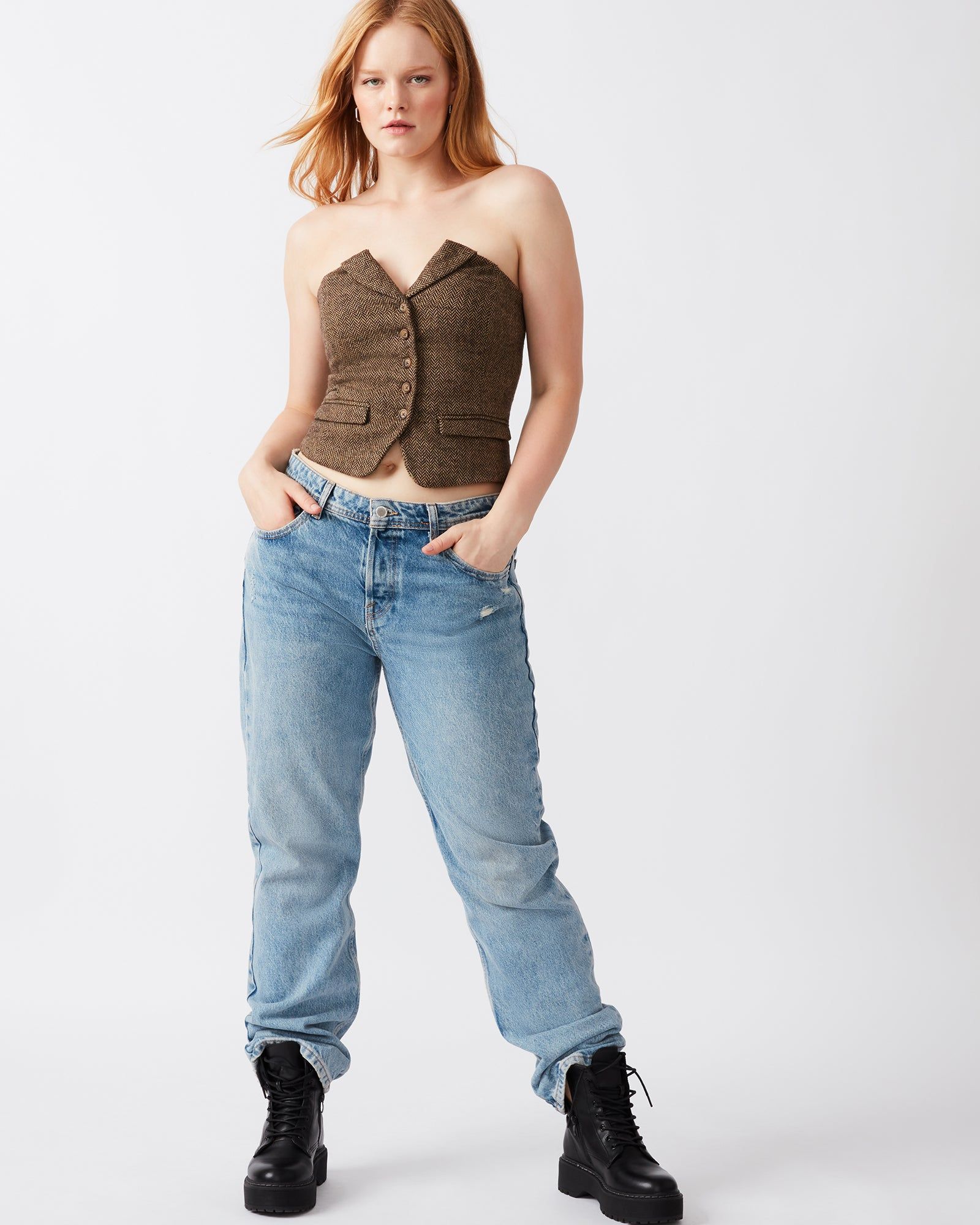 ADARE TOP BROWN sold by Steve Madden product image thumbnail 5