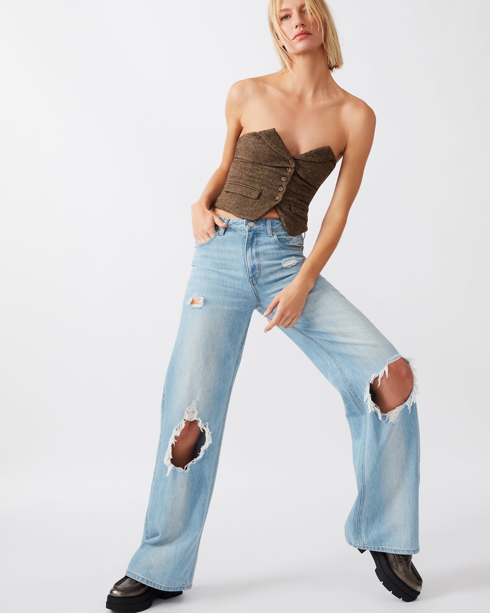 ADARE TOP BROWN sold by Steve Madden product image thumbnail 4