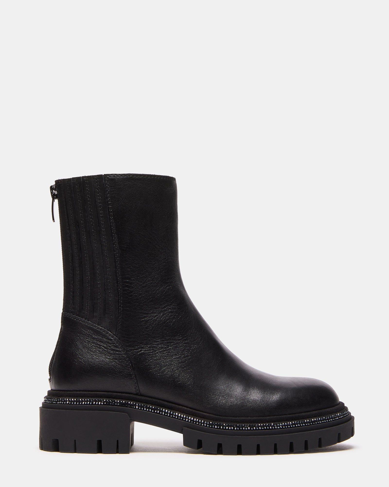 BRACED BLACK LEATHER - SM REBOOTED sold by Steve Madden