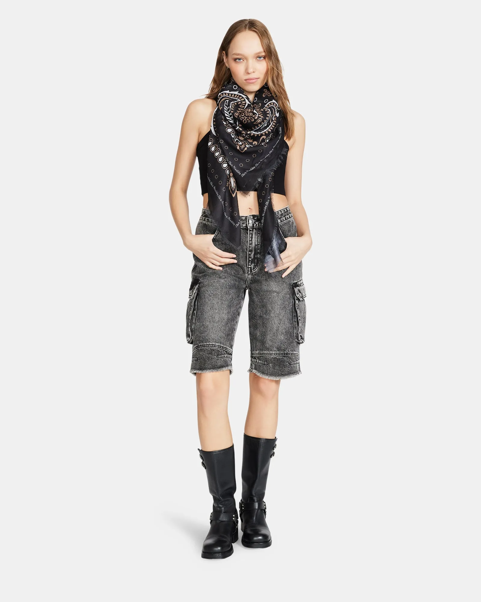 PAISLEY BANDANA BLACK sold by Steve Madden product image thumbnail 3