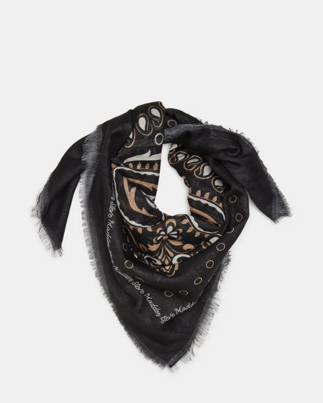 PAISLEY BANDANA BLACK sold by Steve Madden