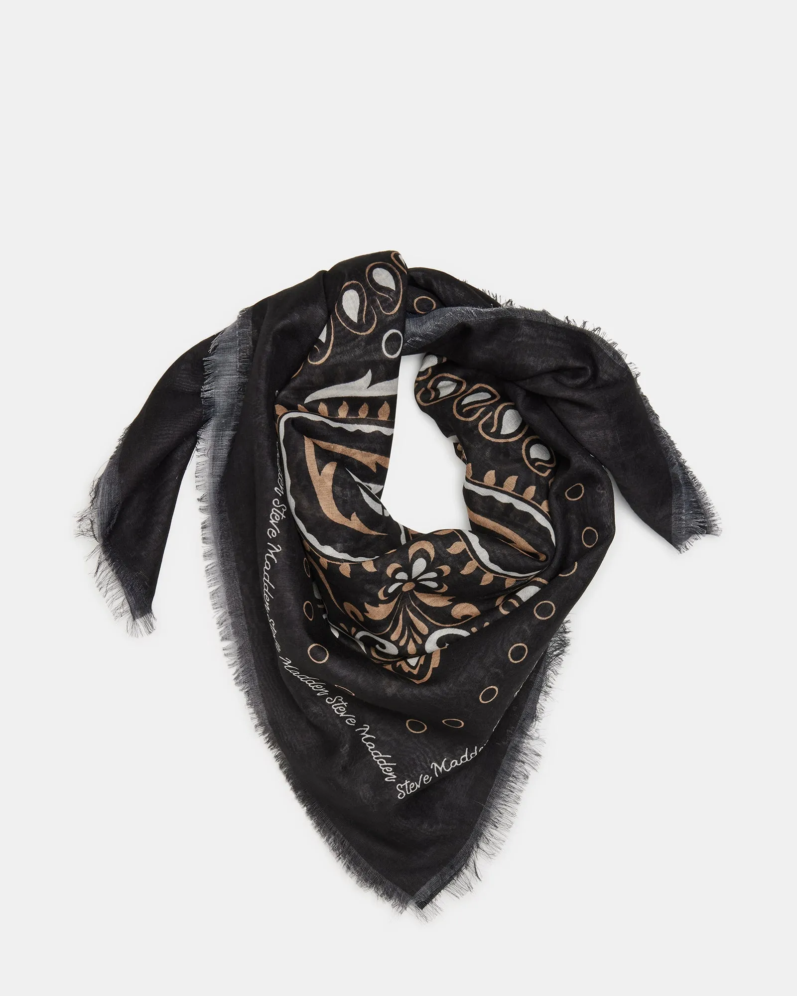PAISLEY BANDANA BLACK sold by Steve Madden