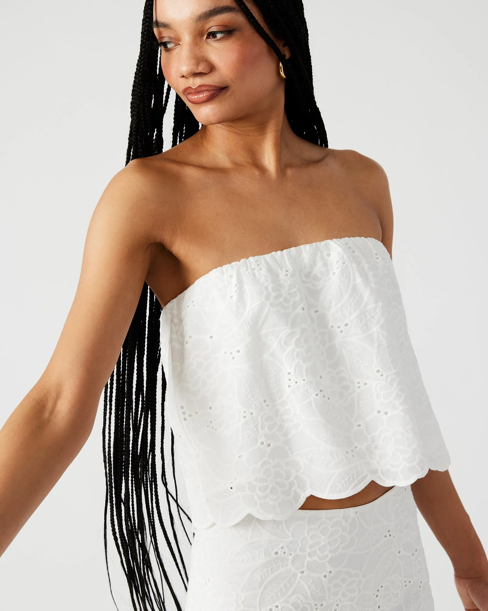 AMALIA TOP WHITE sold by Steve Madden product image thumbnail 3