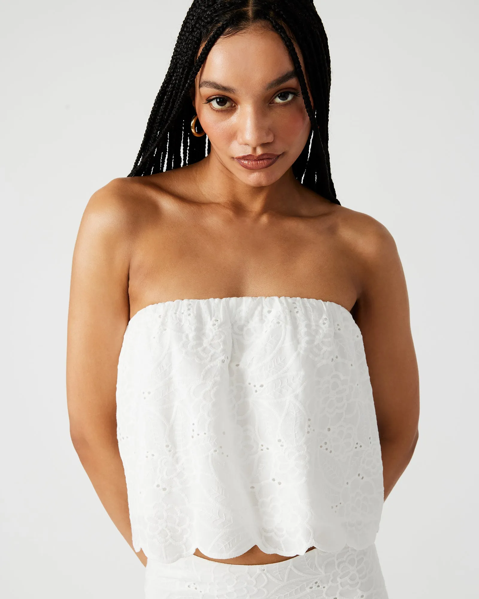 AMALIA TOP WHITE sold by Steve Madden product image thumbnail 2