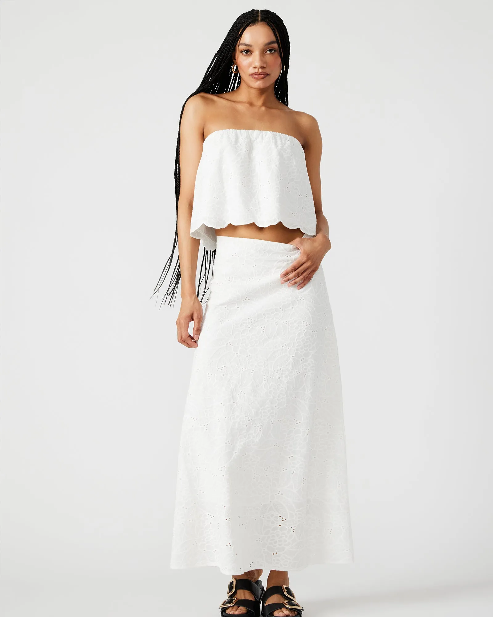 AMALIA TOP WHITE sold by Steve Madden product image thumbnail 5