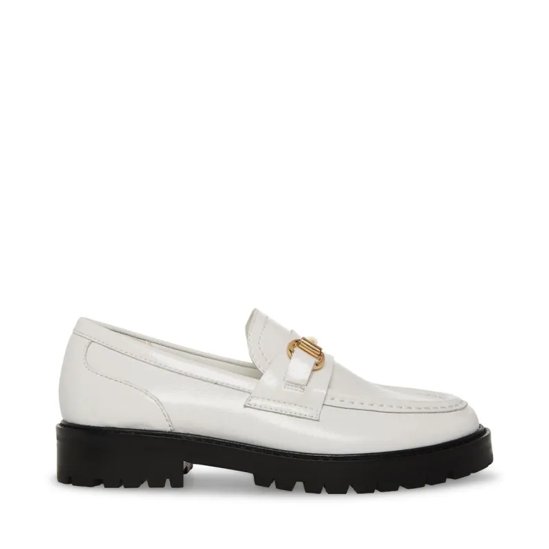 MISTOR WHITE LEATHER sold by Steve Madden