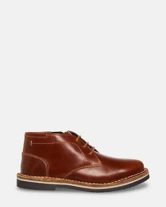 BHARKEEN COGNAC LEATHER sold by Steve Madden