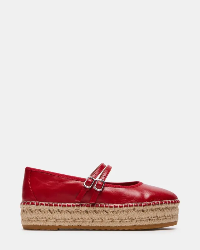 BRINN RED LEATHER sold by Steve Madden