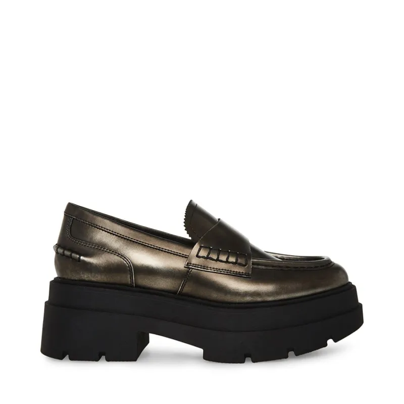 GAVEN SILVER LEATHER sold by Steve Madden