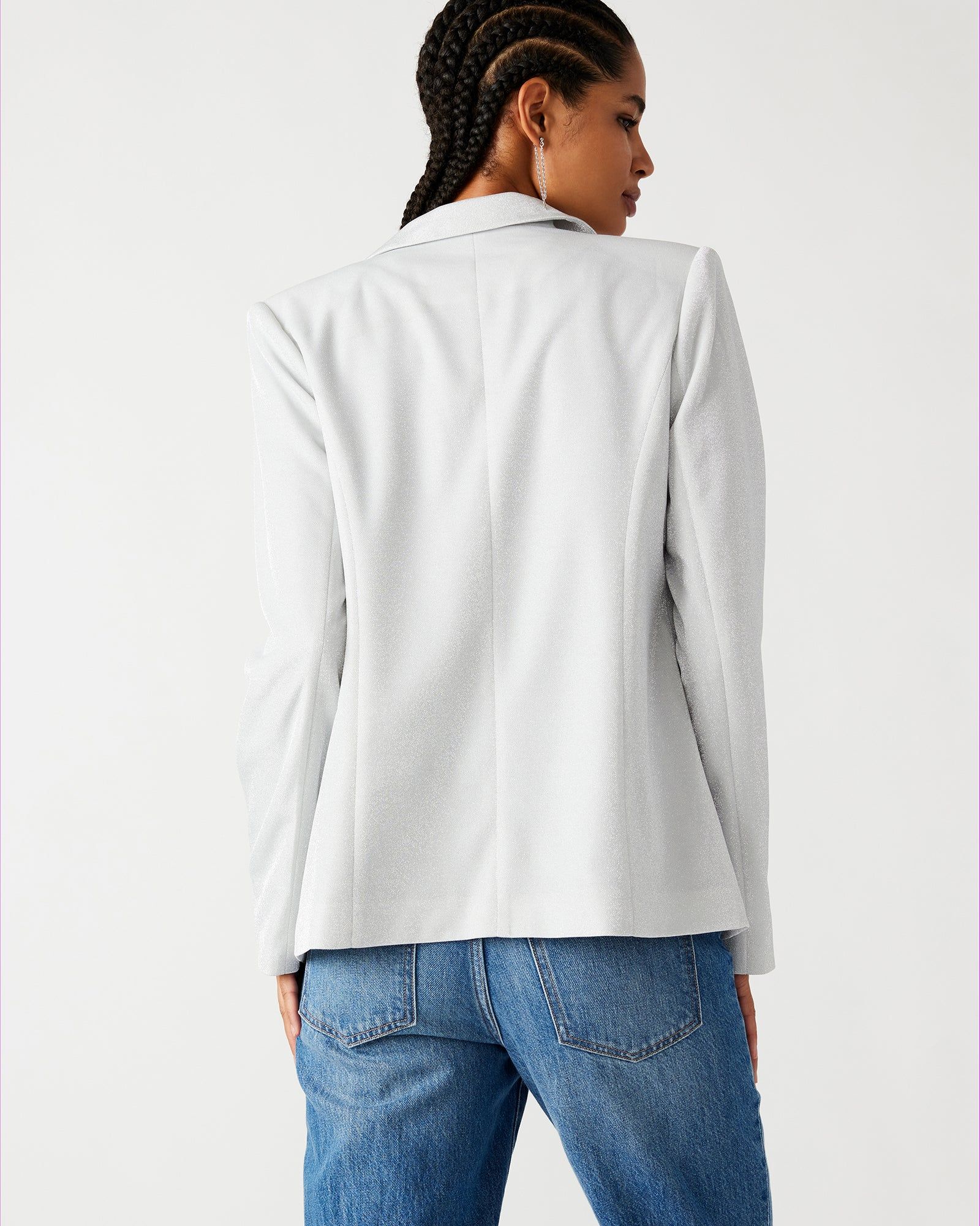 PAYTON BLAZER SILVER sold by Steve Madden product image thumbnail 3