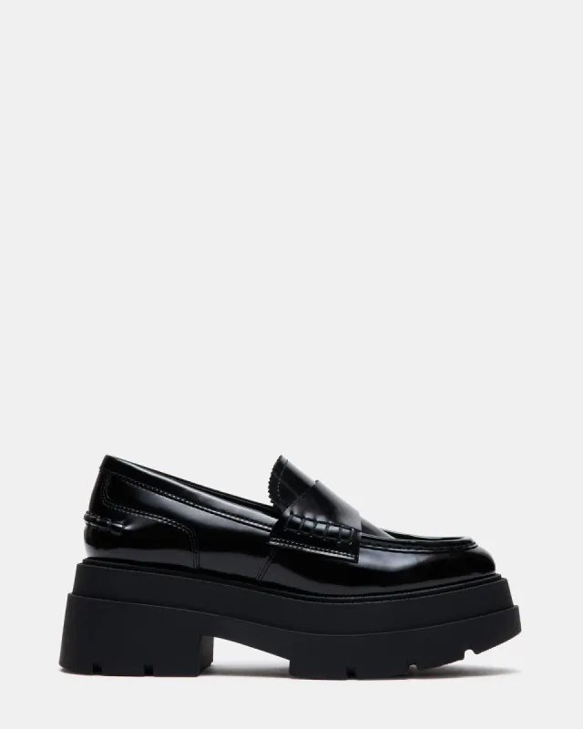 GAVEN BLACK LEATHER sold by Steve Madden