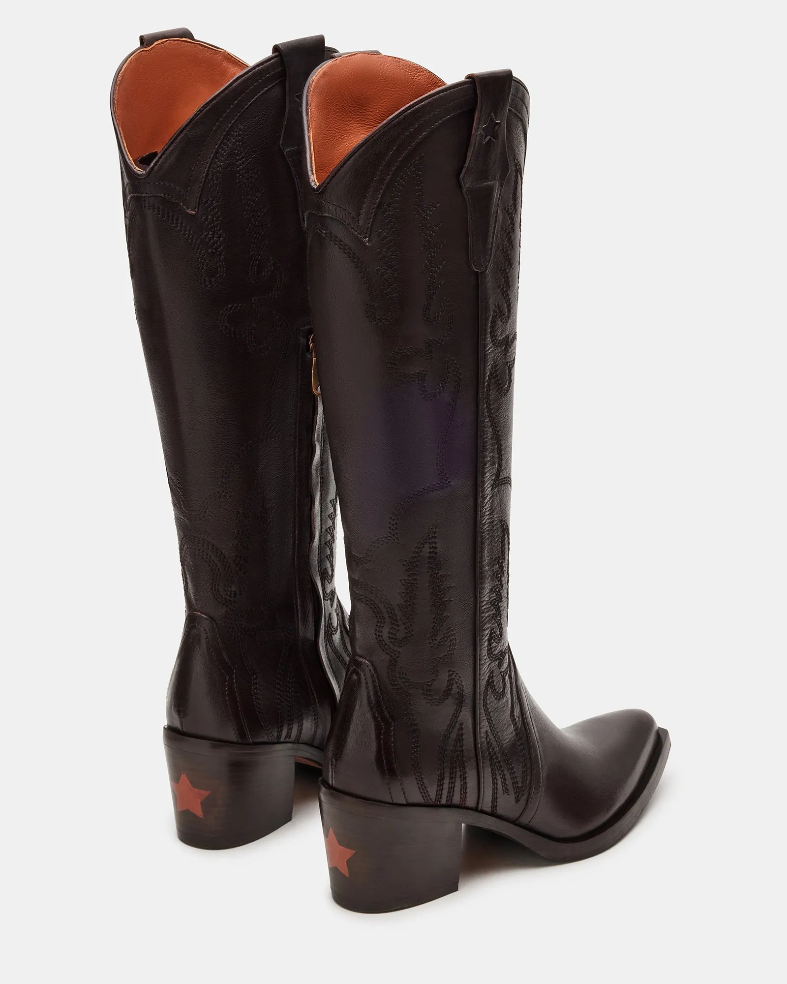 SALOON BROWN LEATHER sold by Steve Madden product image thumbnail 5