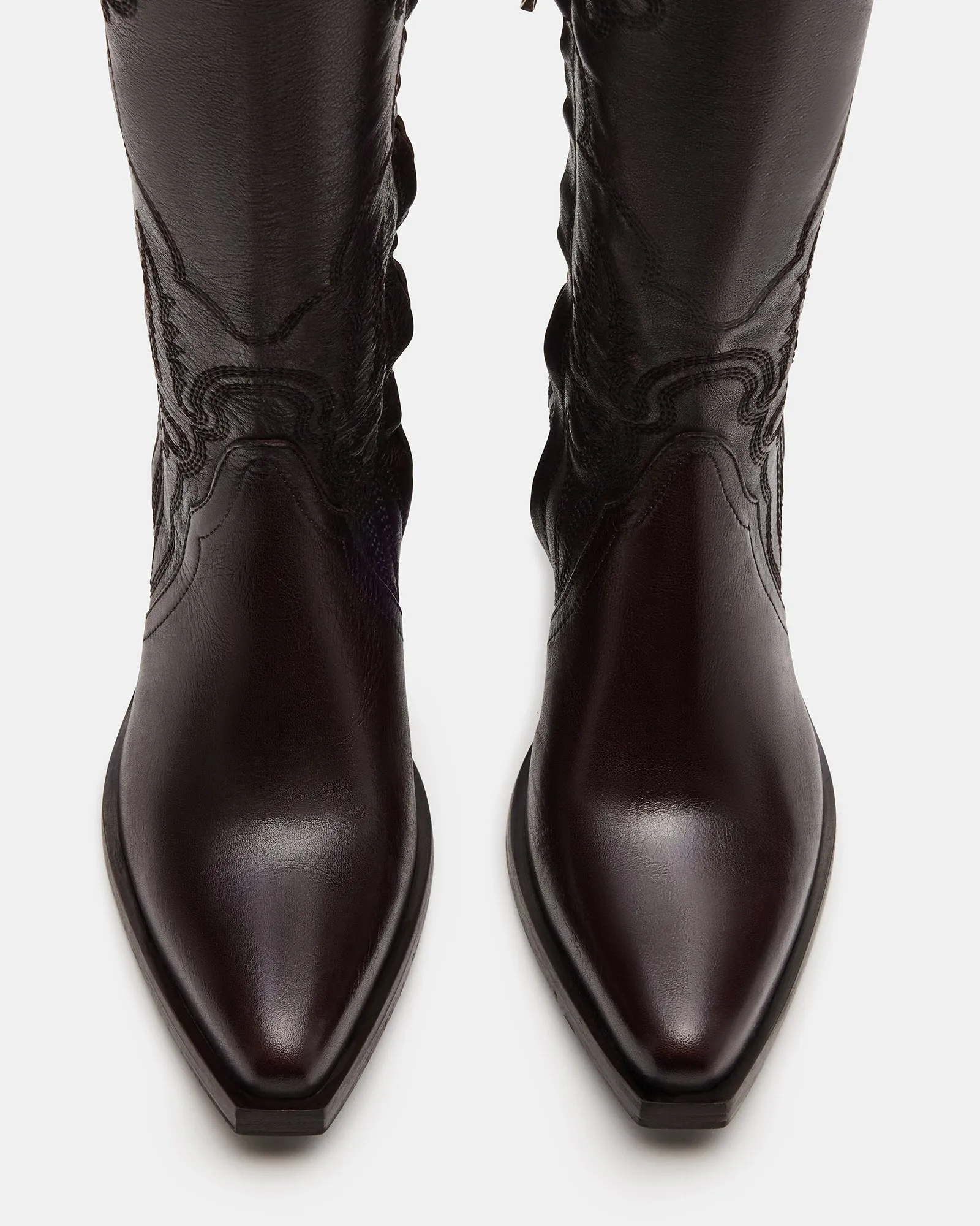 SALOON BROWN LEATHER sold by Steve Madden product image thumbnail 4