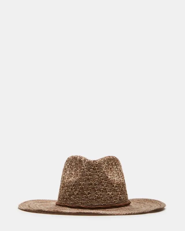 MARLED KNIT WESTERN HAT TAN sold by Steve Madden