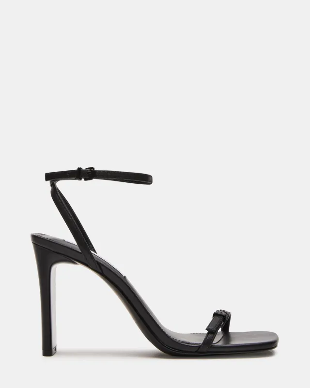 AILENE BLACK LEATHER sold by Steve Madden