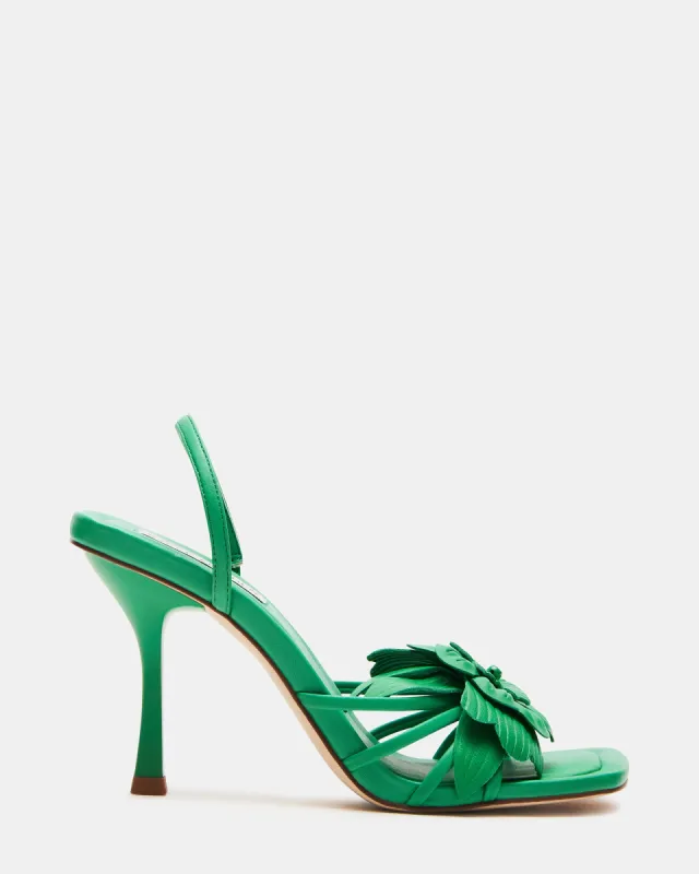 AROSE GREEN LEATHER sold by Steve Madden