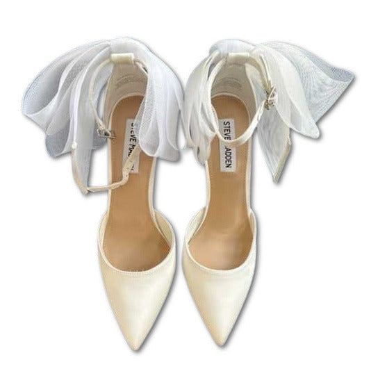 VALENTEEN WHITE SATIN - SM REBOOTED sold by Steve Madden