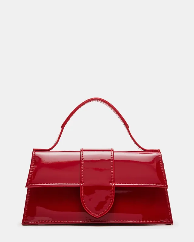 ARLAN BAG RED PATENT sold by Steve Madden
