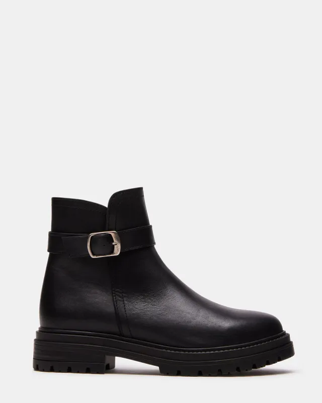 MAEZY BLACK LEATHER sold by Steve Madden