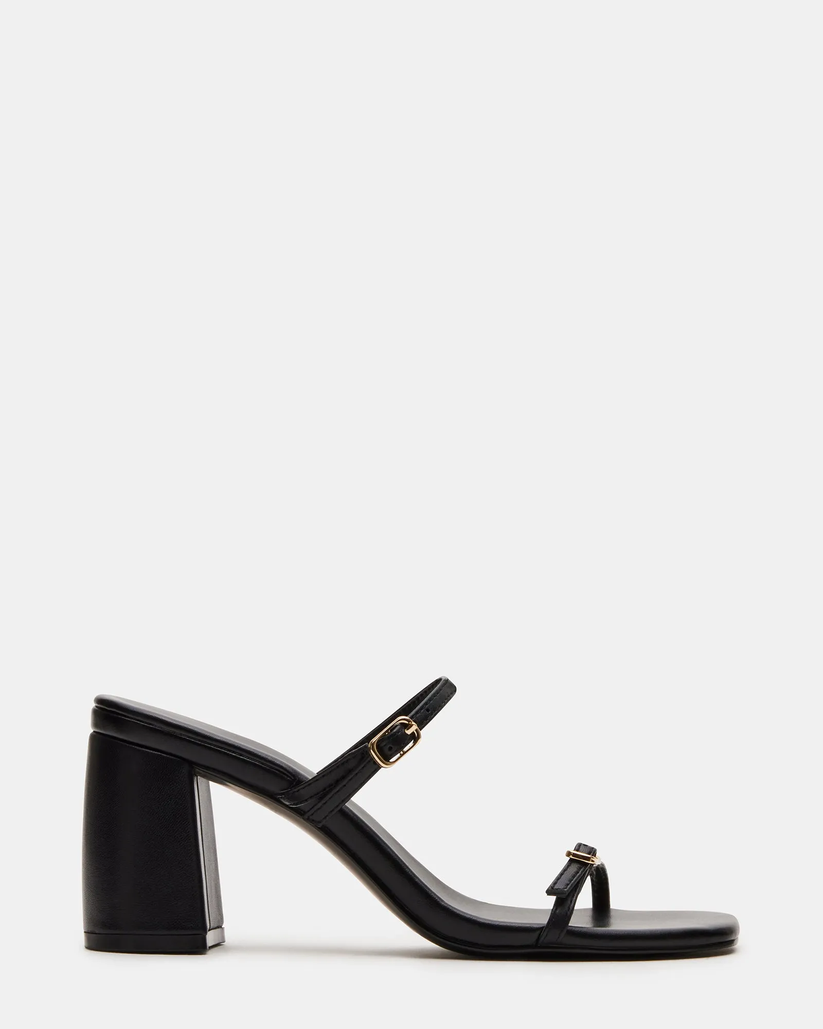 MARIETTE BLACK LEATHER sold by Steve Madden