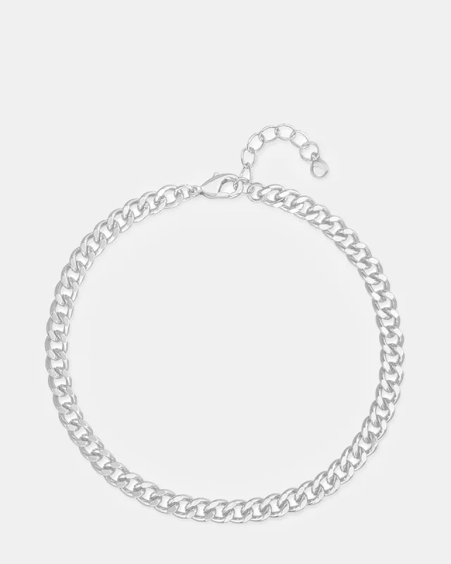 CURB CHAIN ANKLET SILVER sold by Steve Madden