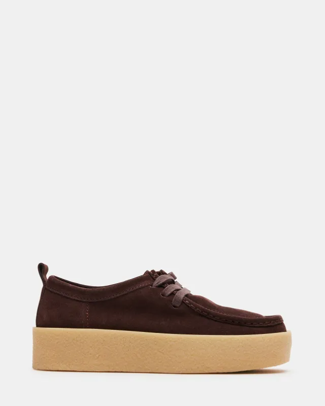 WAYLAND CHOCOLATE BROWN SUEDE sold by Steve Madden