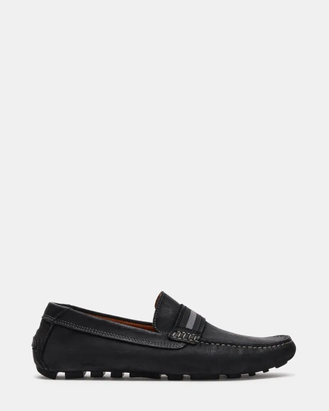 GAEL BLACK LEATHER made by Steve Madden