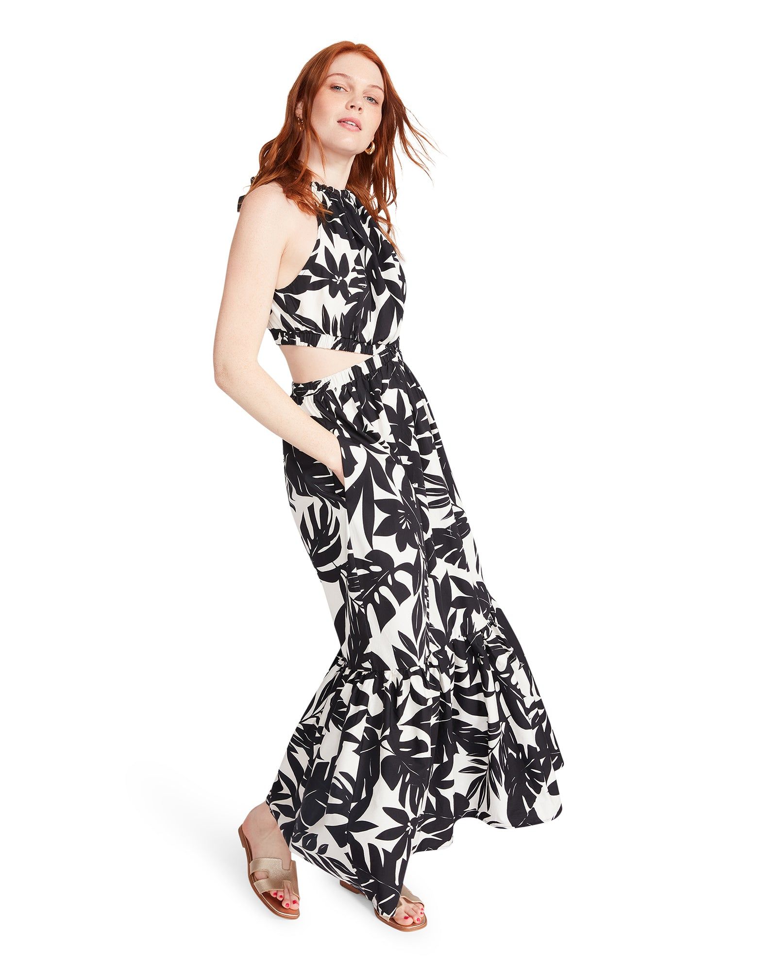 JULES DRESS BLACK/WHITE sold by Steve Madden product image thumbnail 4